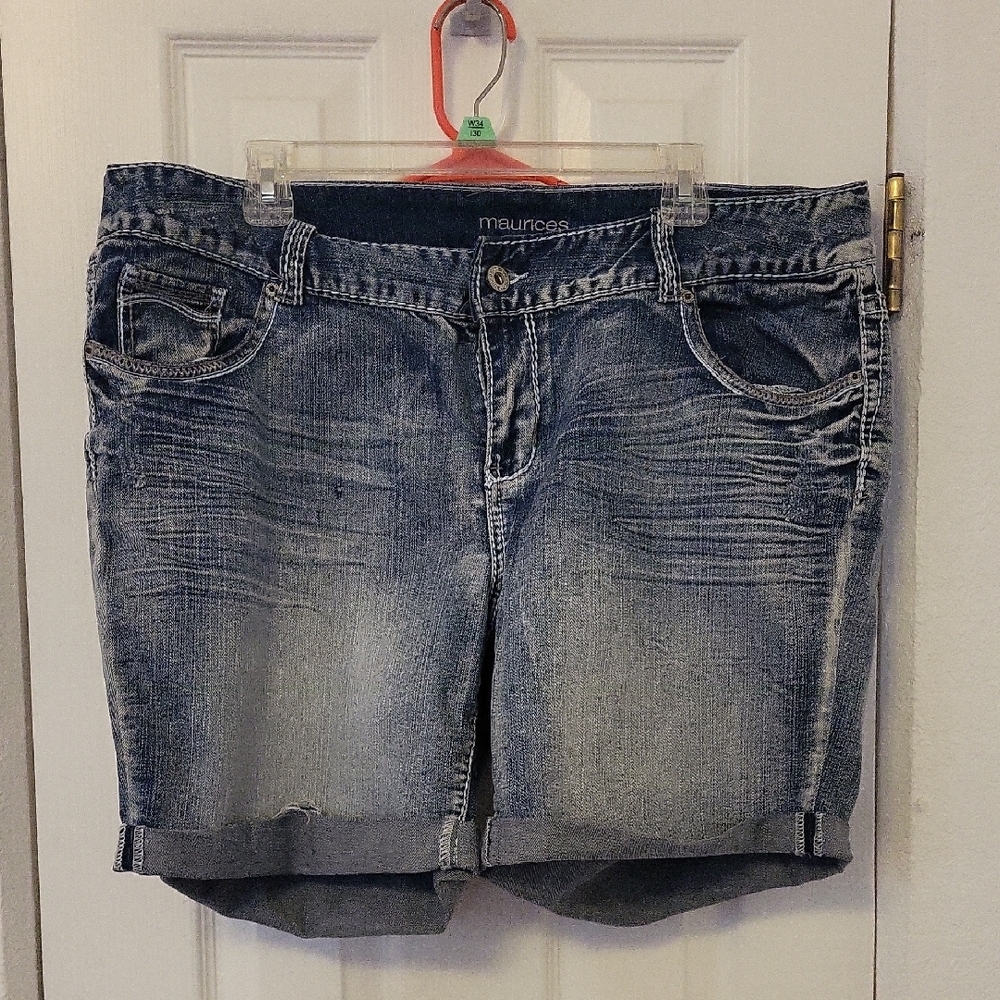 Maurices Blue Denim Women's Shorts